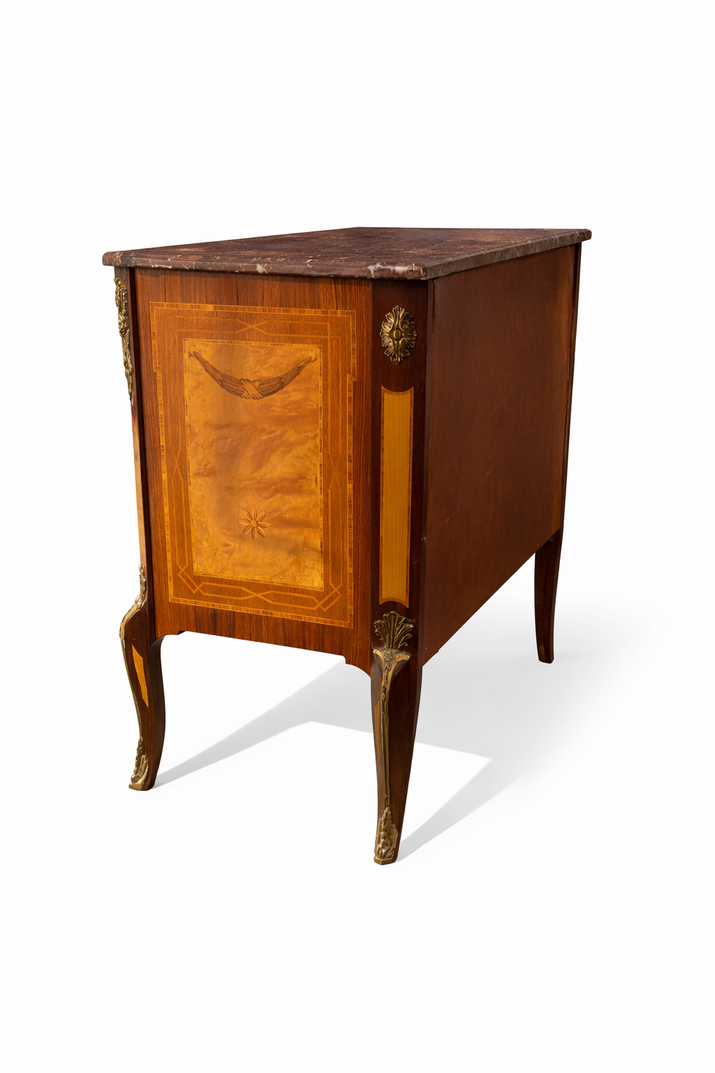 Gustavian-Style Marquetry Chest of Drawers, Early 20th Century