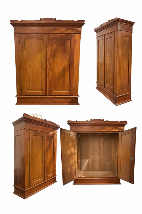 Antique Oak Louis Philippe Wardrobe  (1840-1880)